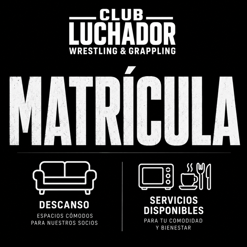Matrícula — Inscripción Club Luchador