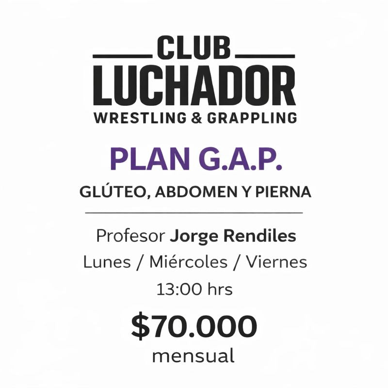 G.A.P – GLÚTEO · ABDOMEN · PIERNA