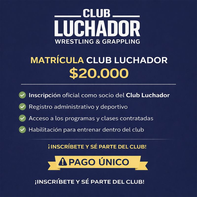 MATRICULA - CLUB LUCHADOR